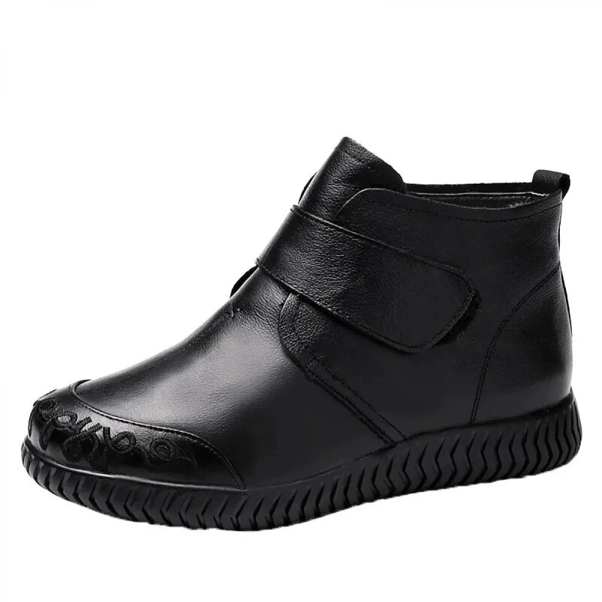 2023 stivaletti in vera pelle da donna nuovi scarpe con fondo spesso in peluche scarpe calde invernali calzature alla moda di gr