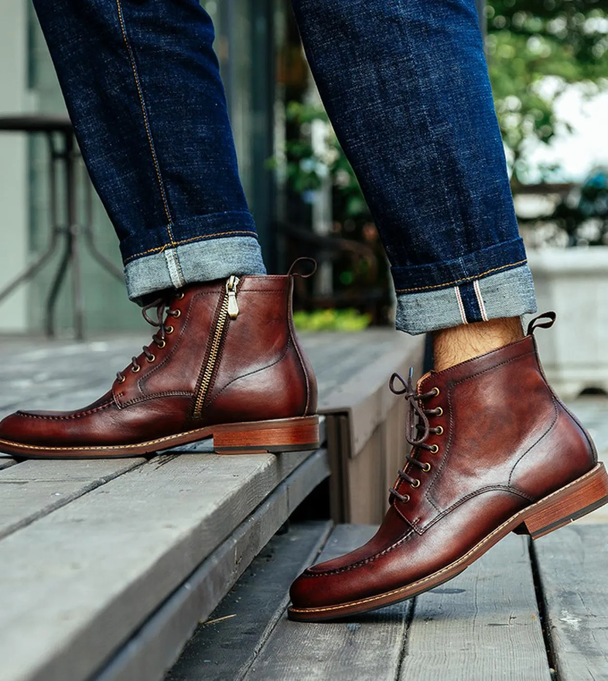 2023 Stivaletti invernali da uomo in vera pelle di mucca Moda nuovo stile Botas Scarpe eleganti casual nere con lacci comodi Wit
