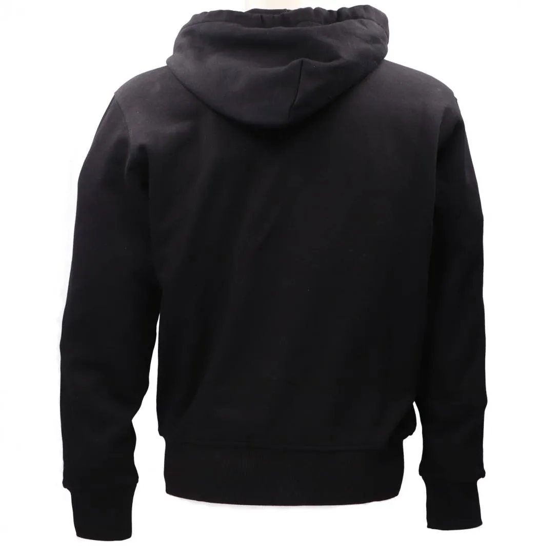 73GAIT24 FELPA ZIP CANGIANTE Nero