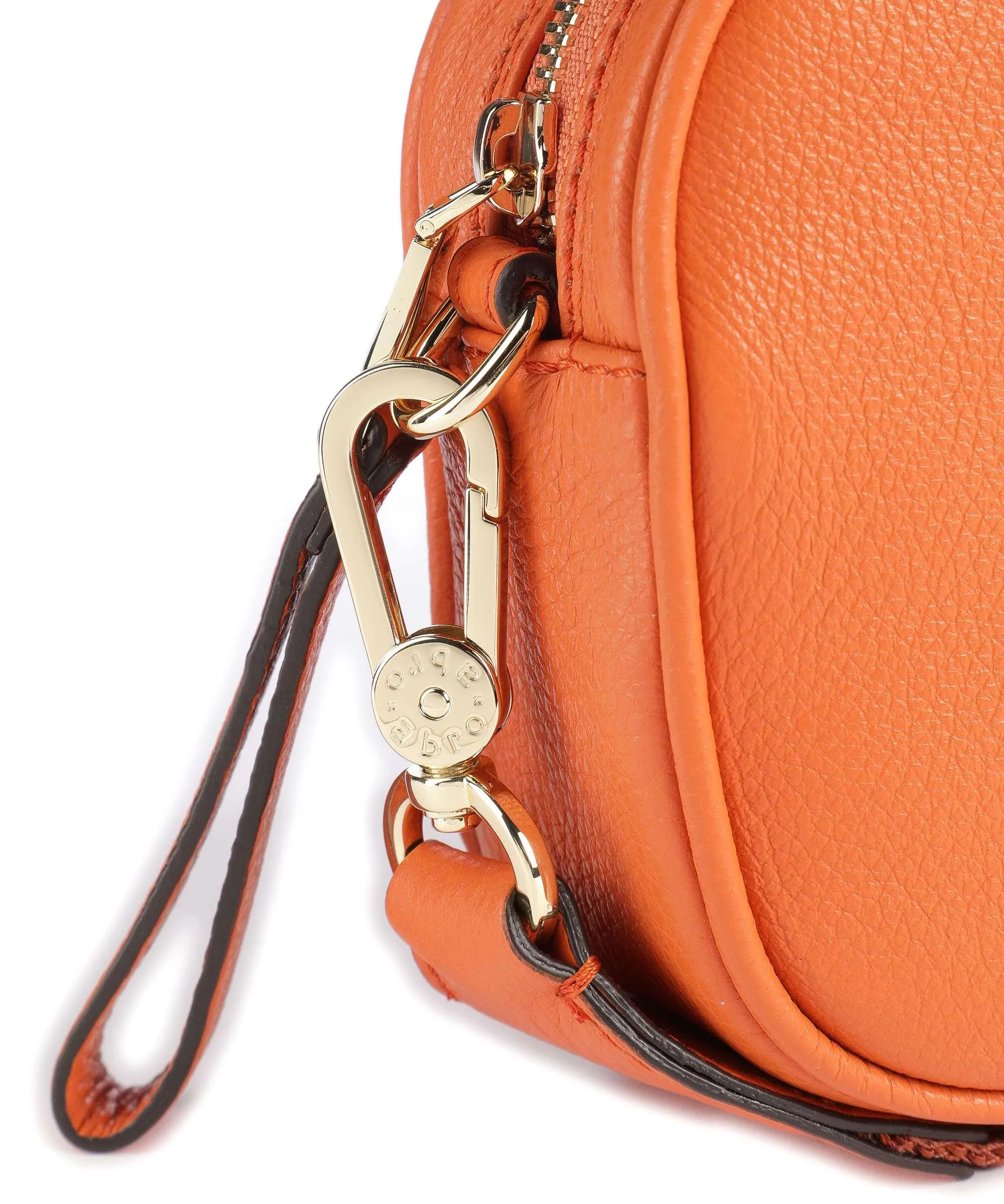  Abro Dalia Tina Borsa a tracolla pelle di vacchetta grana arancio  