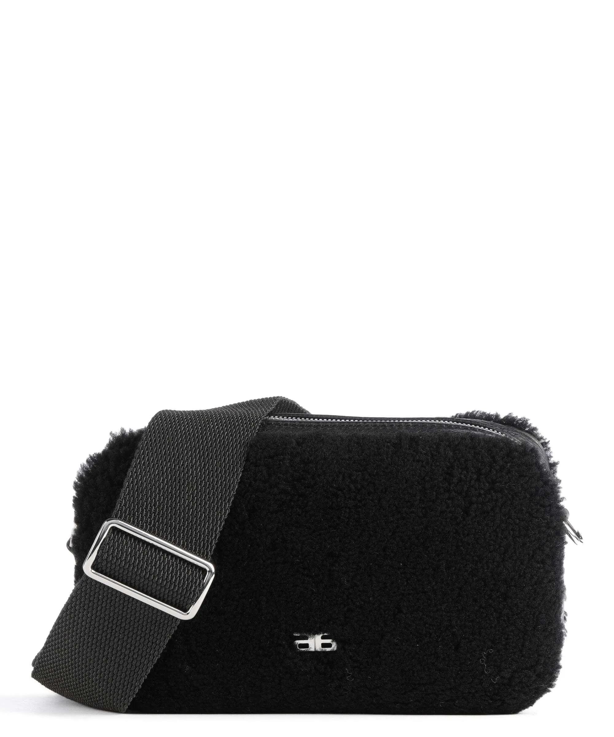  Abro Shearling Tina Borsa a tracolla pelliccia nero  