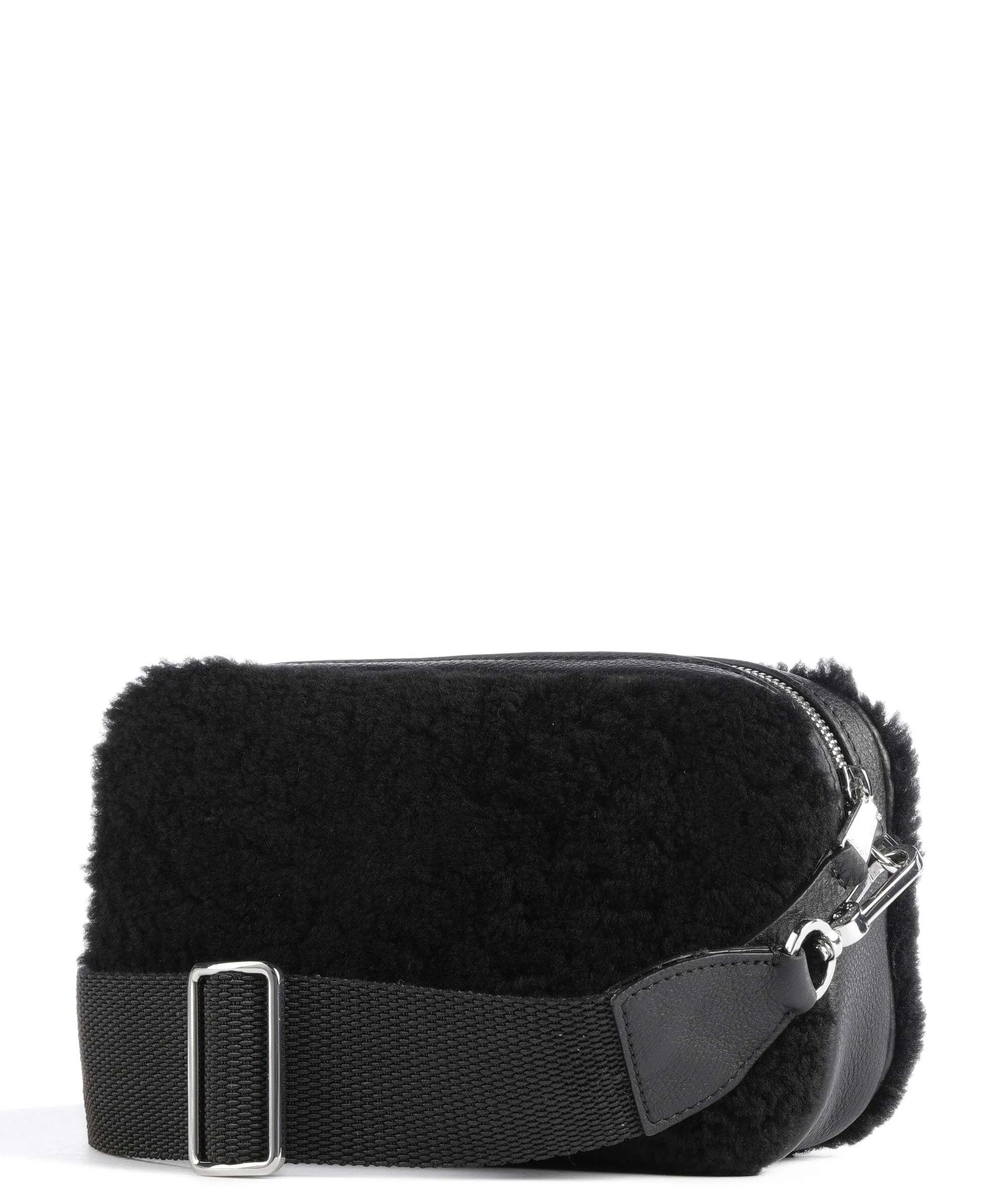  Abro Shearling Tina Borsa a tracolla pelliccia nero  