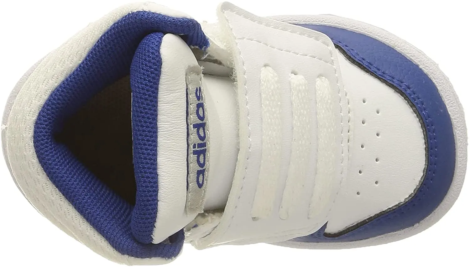 Adidas  adidas Hoops Mid 2.0 I, Scarpe da Ginnastica Unisex-Bambini, Ftwr White/Ftwr White/Team Royal Blue,