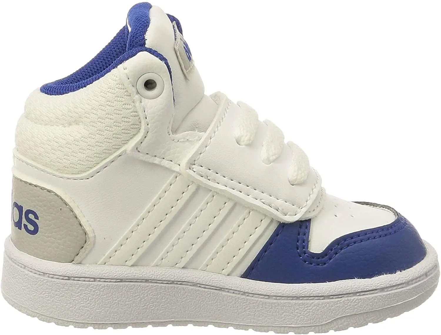 Adidas  adidas Hoops Mid 2.0 I, Scarpe da Ginnastica Unisex-Bambini, Ftwr White/Ftwr White/Team Royal Blue,