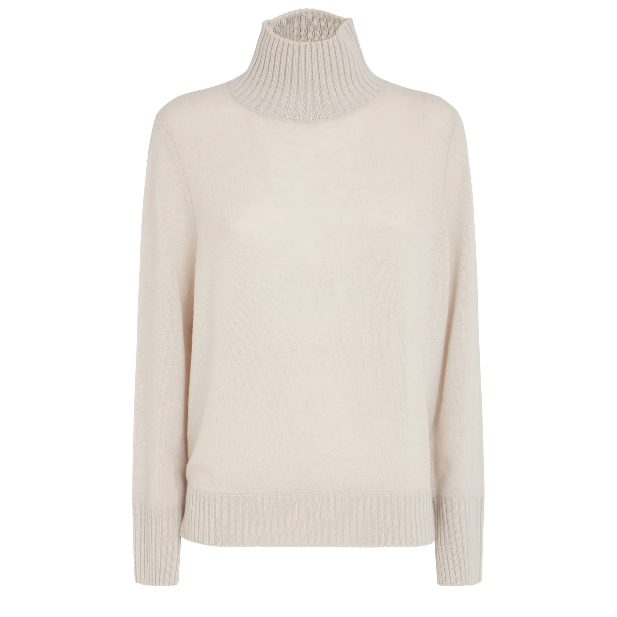 ALLUDE  Maglia in cashmere beige