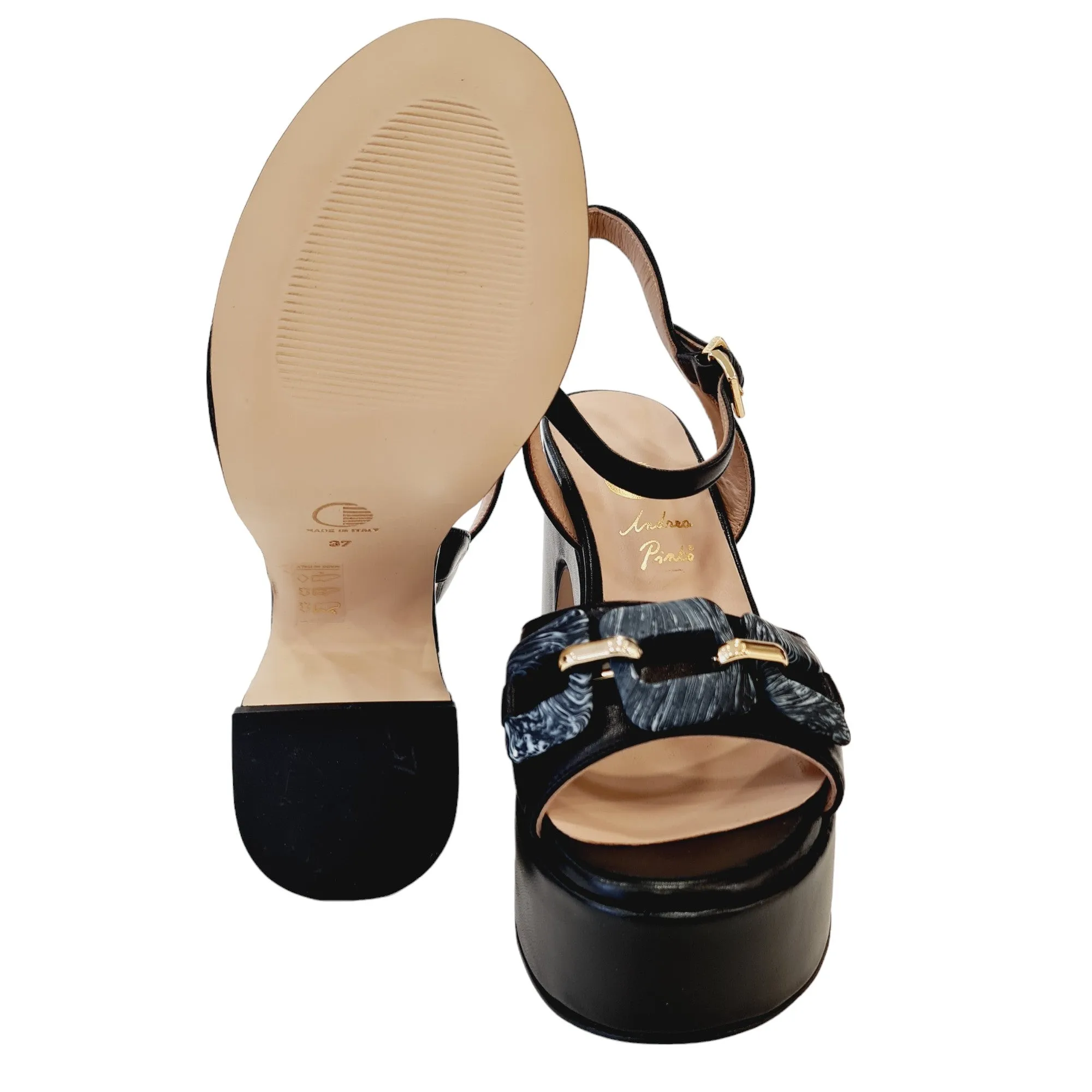 Andrea Pinto Sandalo Donna Nero Rif.980