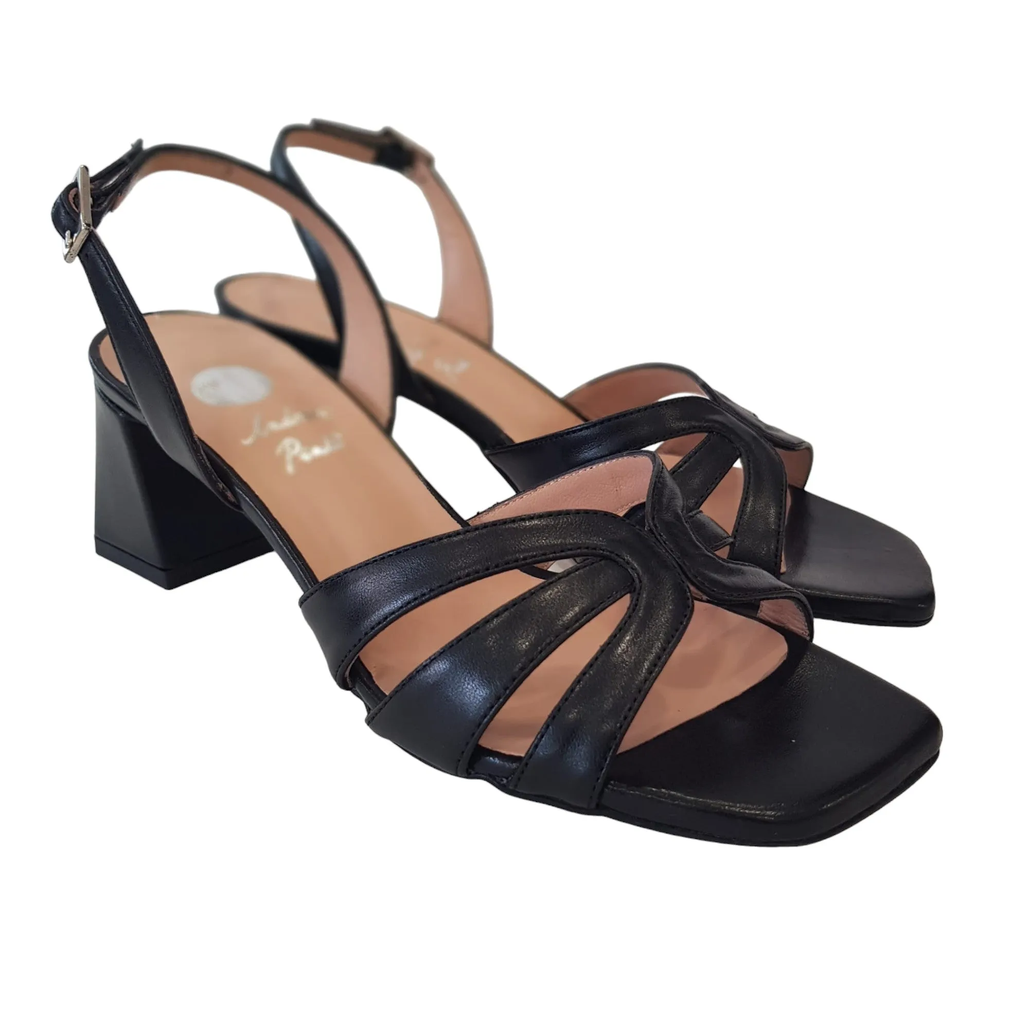 Andrea Pinto Sandalo Donna Pelle Nero Rif. 973