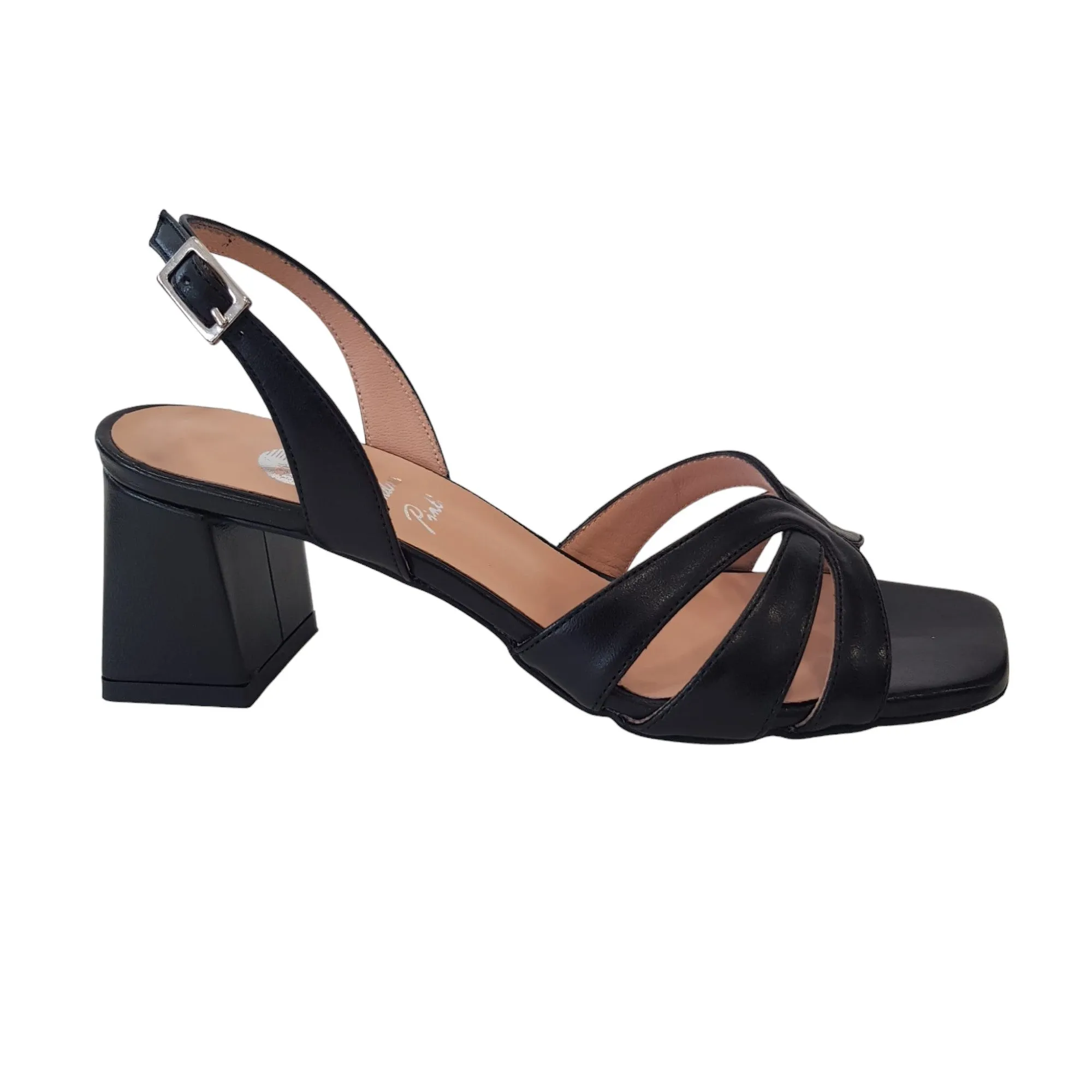 Andrea Pinto Sandalo Donna Pelle Nero Rif. 973