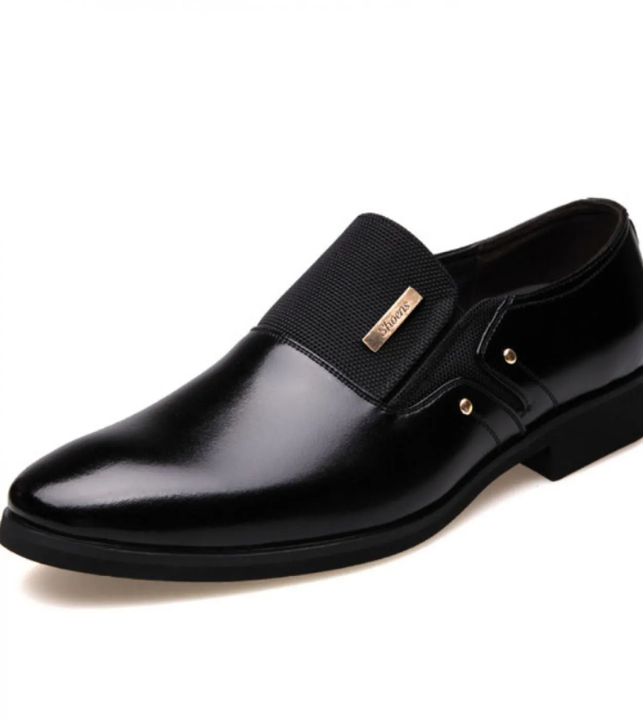 Aumenta 6 Cm Scarpe eleganti da lavoro da uomo Tacco invisibile Punta a punta Maschile Casual Pelle Oxford Decorazione in metall