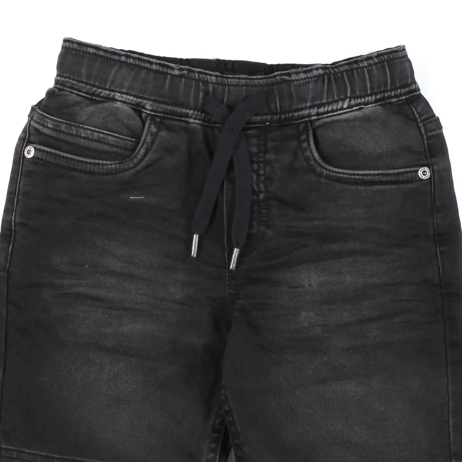 Bermuda Jeans Ali Nero Bambino E Teenager
