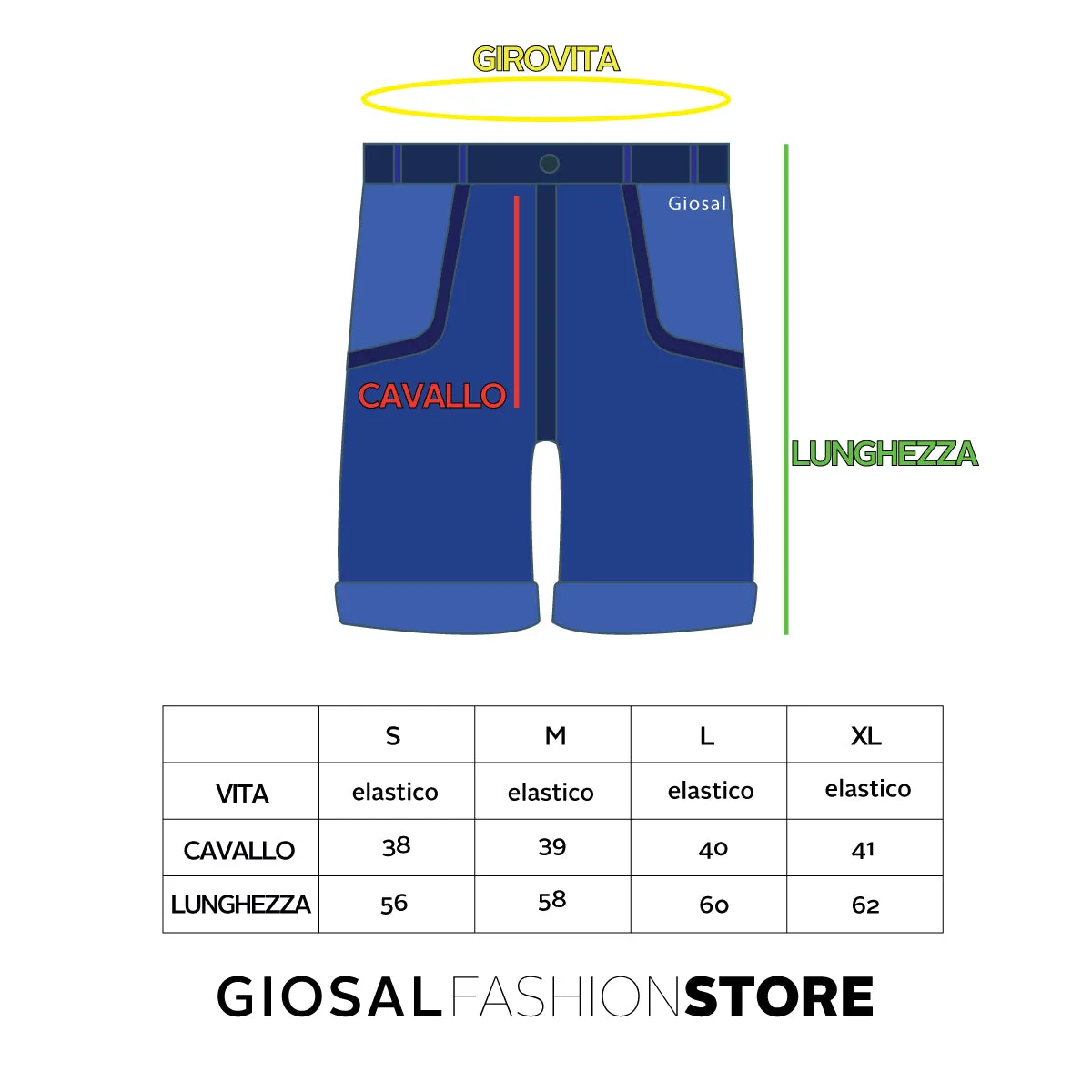 Bermuda Pantaloncino Corto Uomo Fantasia Mimetica Rosso Elastico GIOSAL-PC1381A