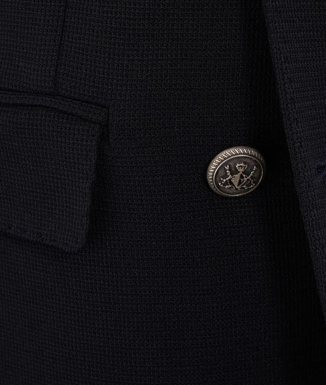 Blazer a doppiopetto blu scuro blu scuro