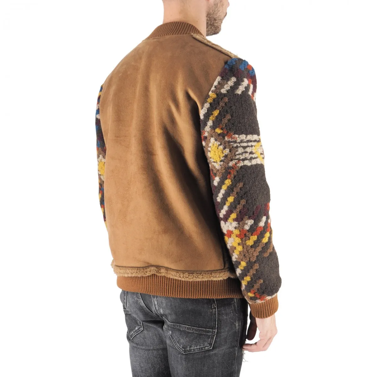 Bomber Con Maniche A Contrasto