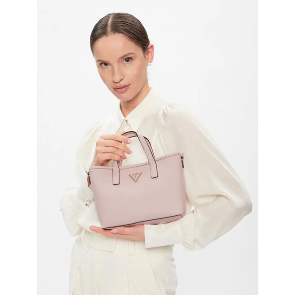 Borsa Donna a Mano con Tracolla GUESS Linea Latona Mini Colore Light Rose
