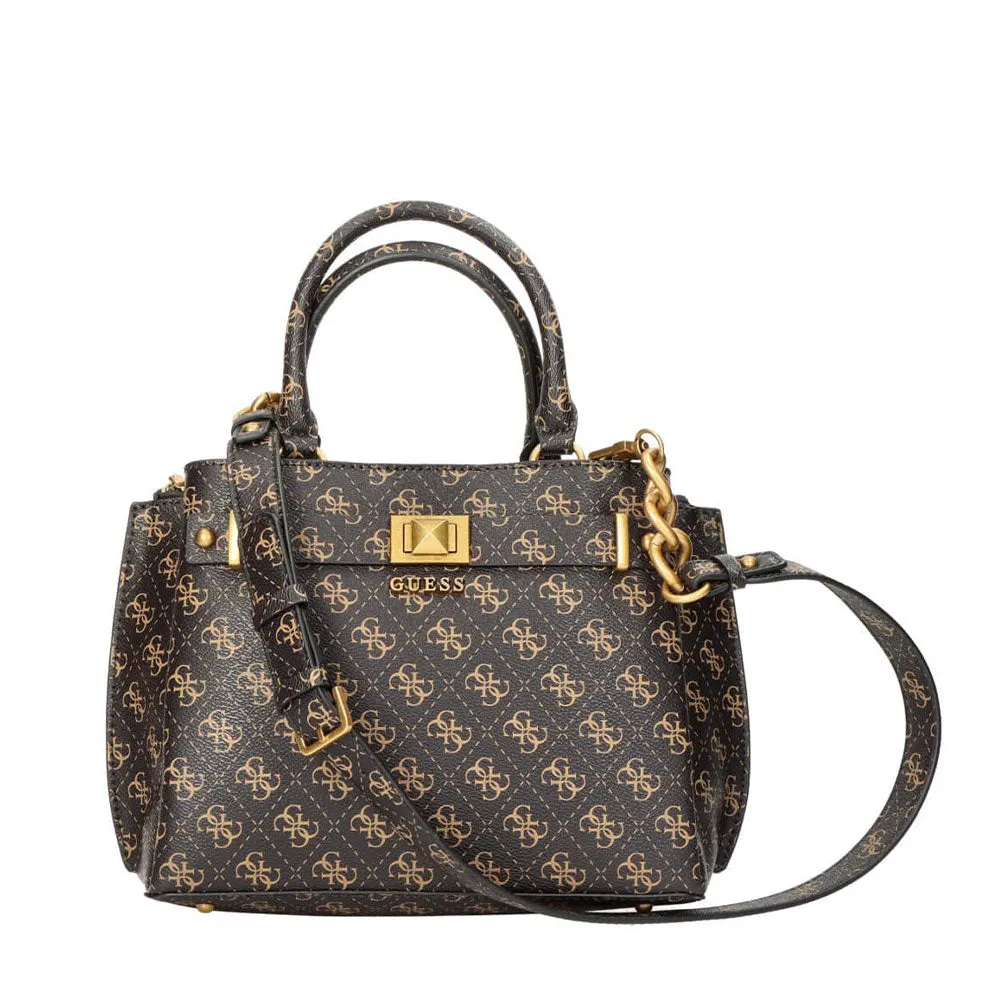 Borsa Donna a Mano GUESS linea Aieta colore Brown Logo