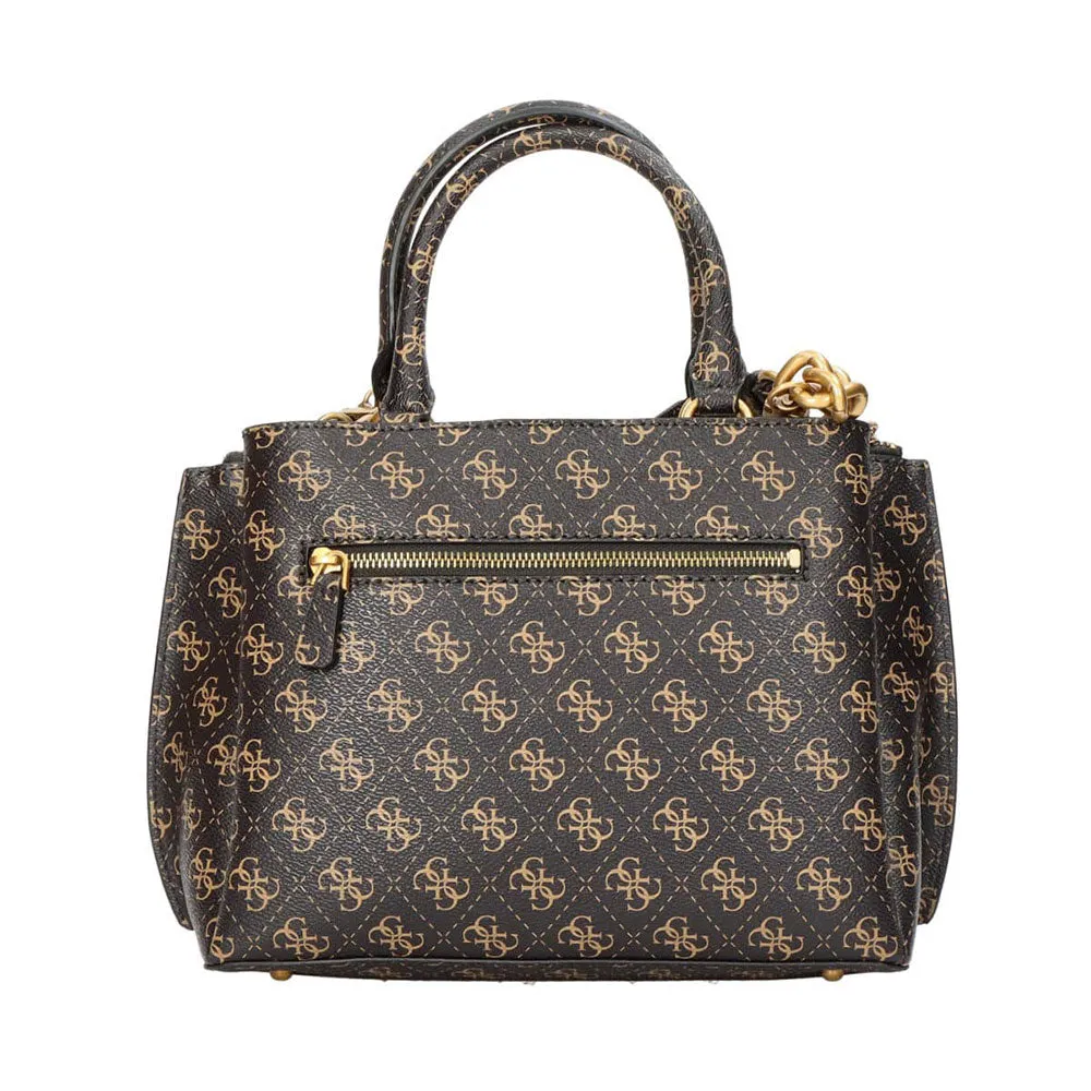 Borsa Donna a Mano GUESS linea Aieta colore Brown Logo