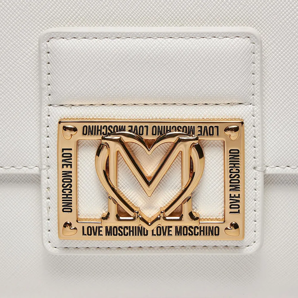 Borsa Donna a Spalla LOVE MOSCHINO linea Casual Chic colore Bianco