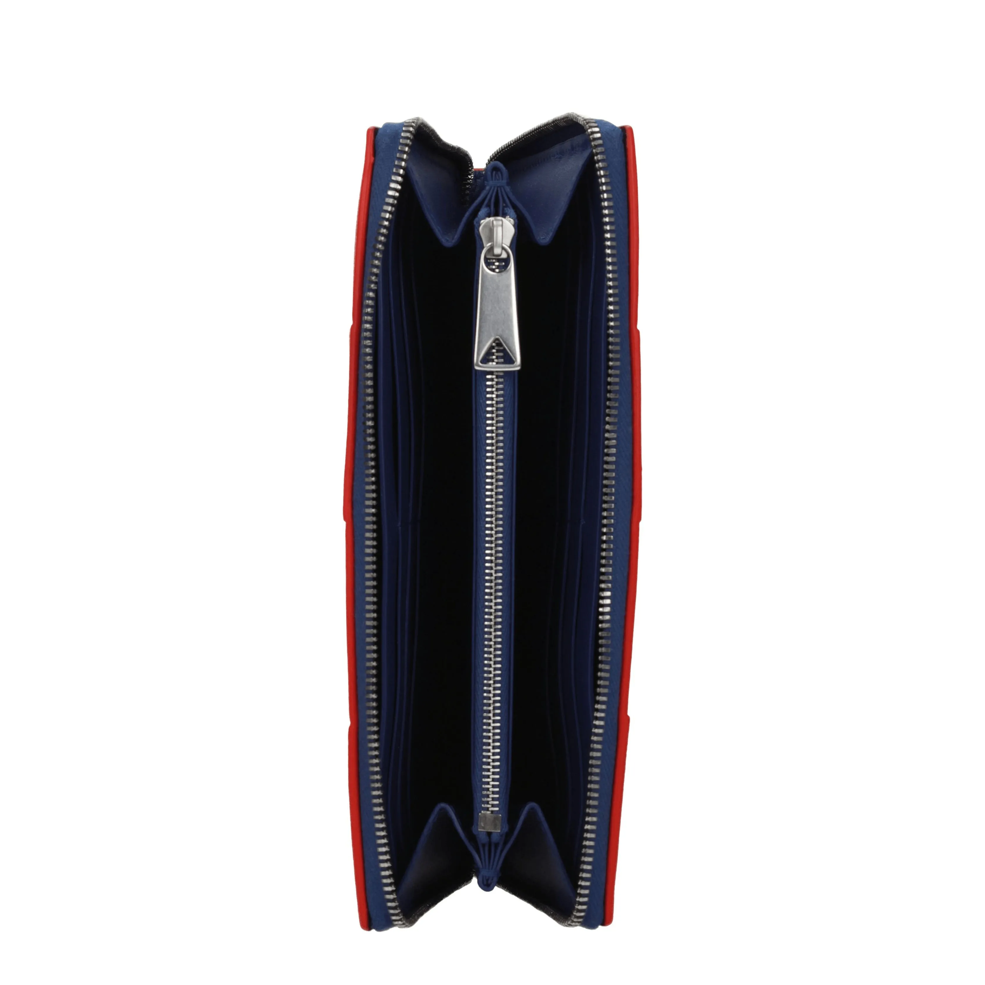 Bottega Veneta Portafogli Uomo Pelle Blu/Rosso