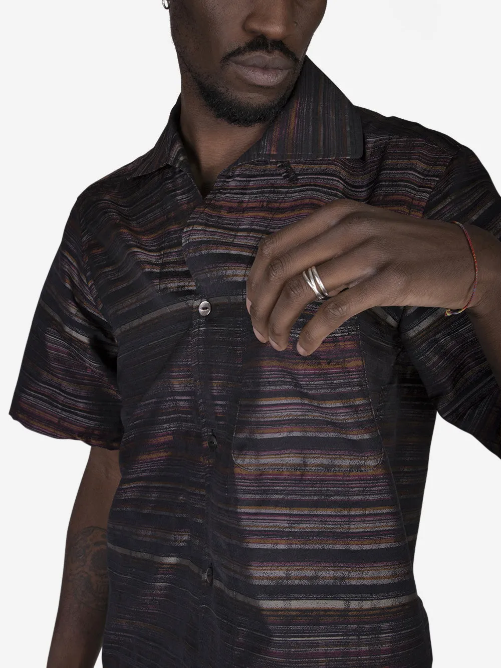 Camicia in jacquard