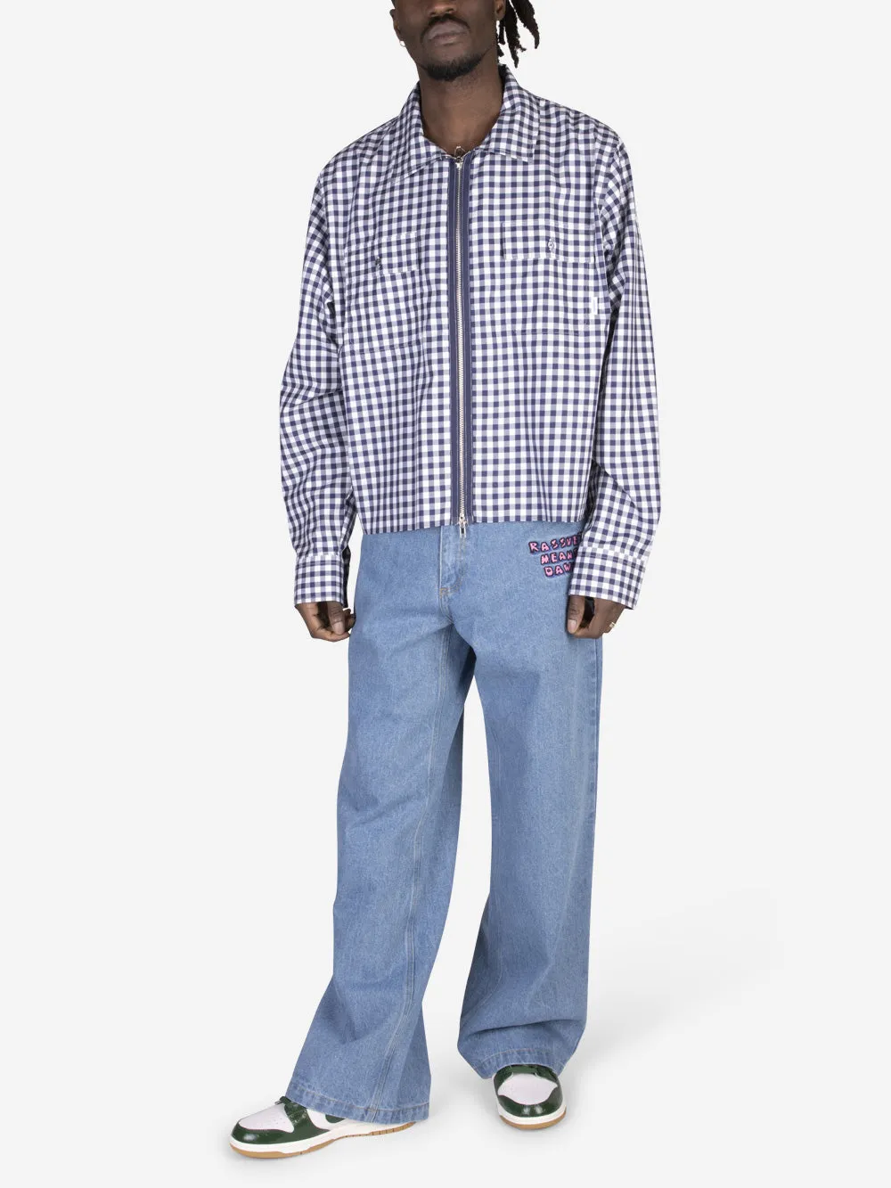 Camicia in vichy di cotone