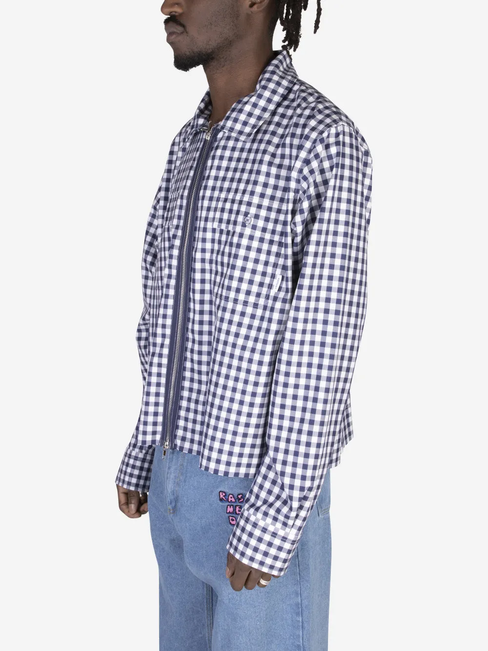 Camicia in vichy di cotone