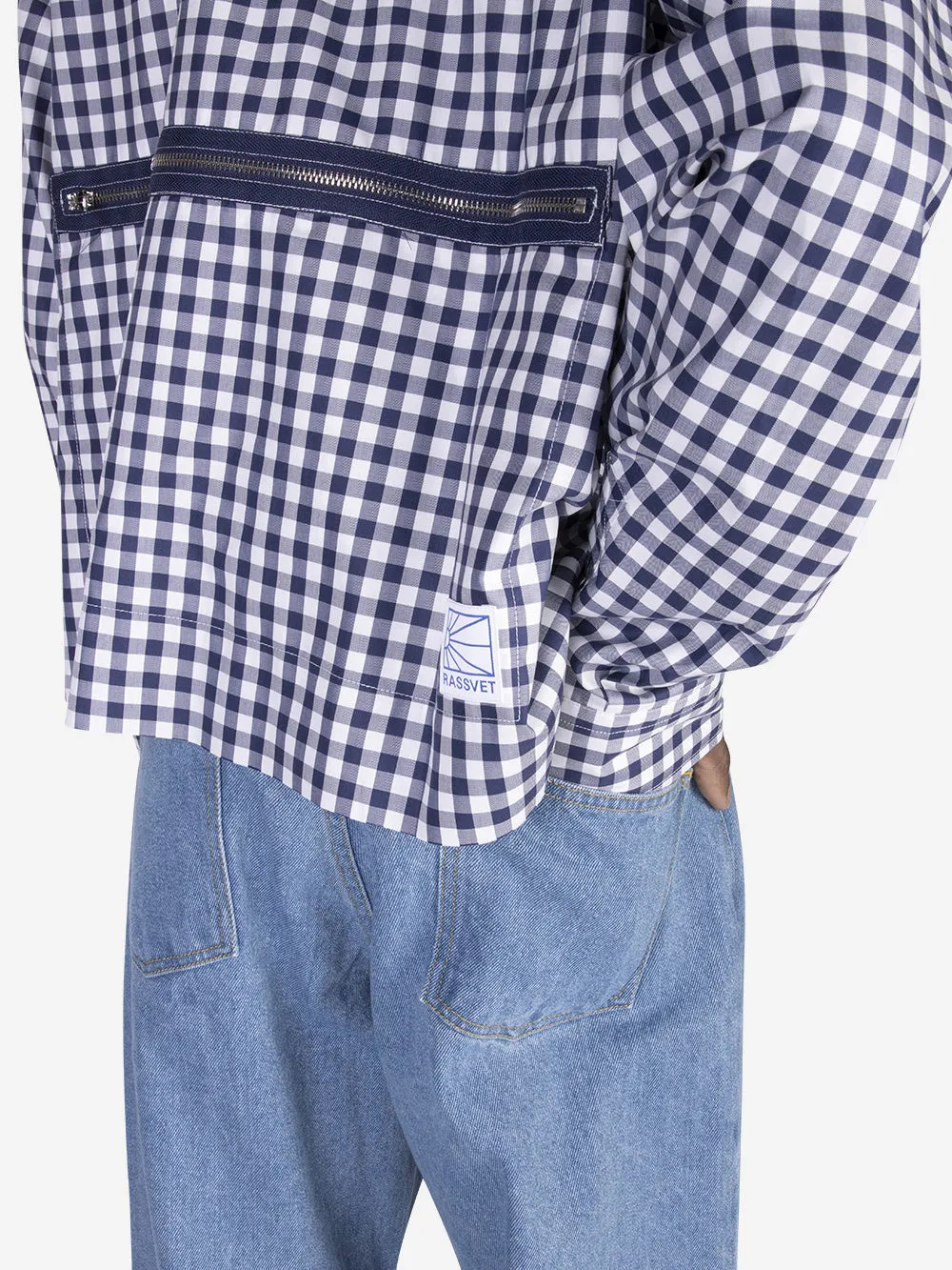 Camicia in vichy di cotone