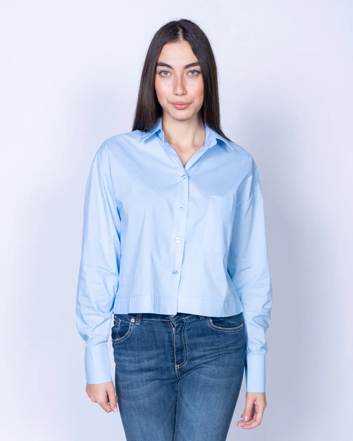 CAMICIA NINA CELESTE