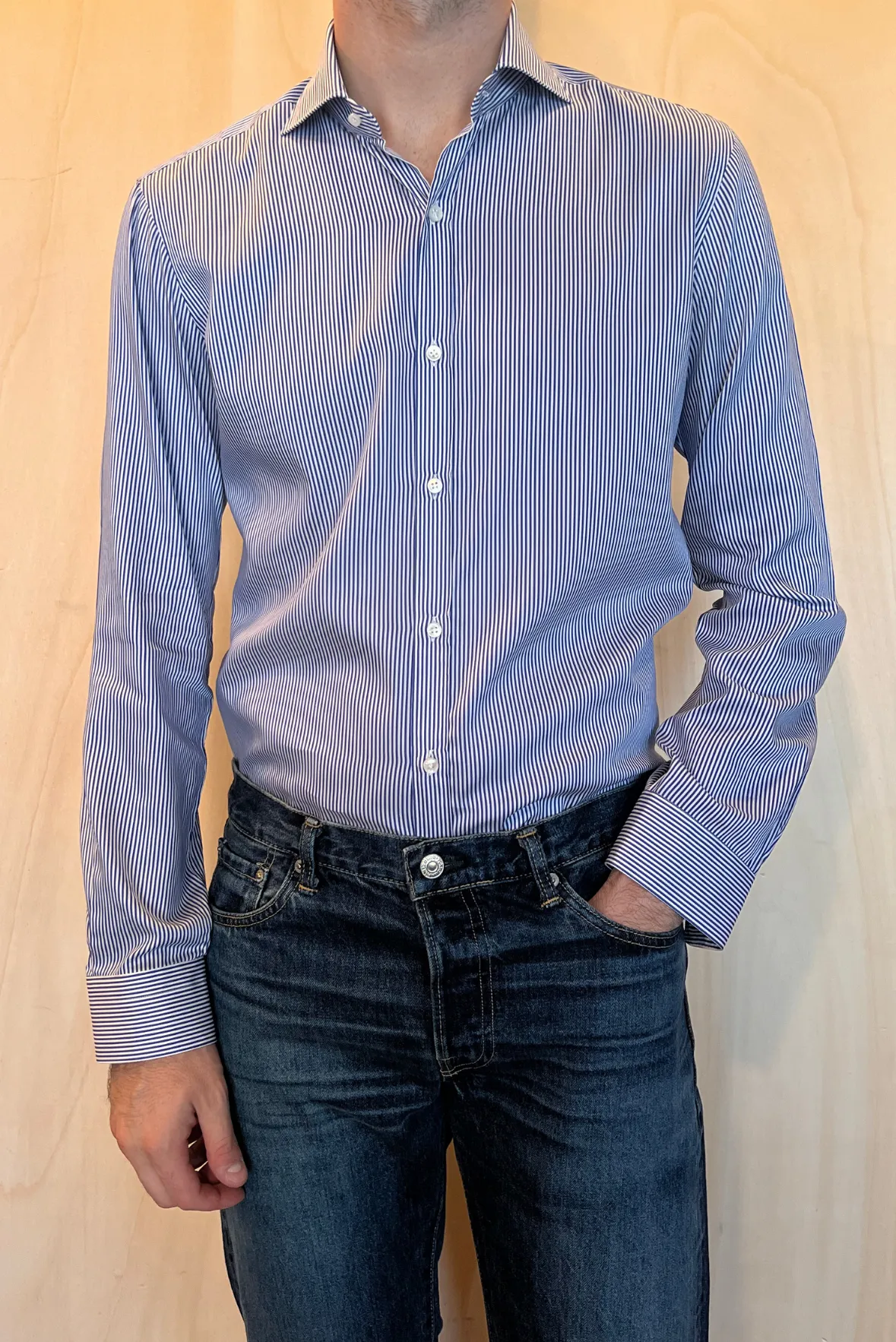 Camicia twill bastoncino