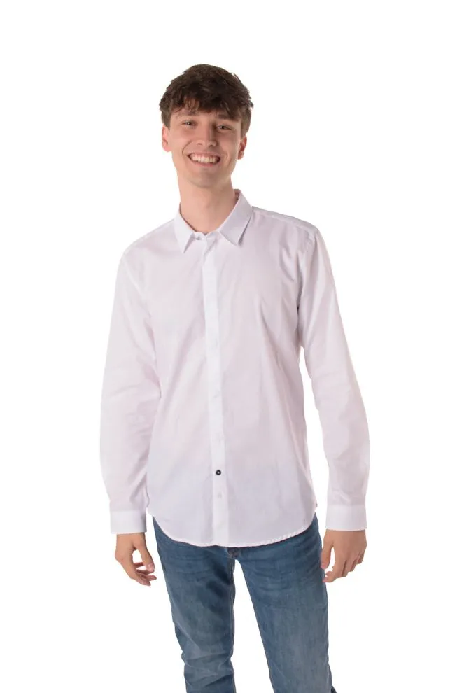 camicia uomo celeste