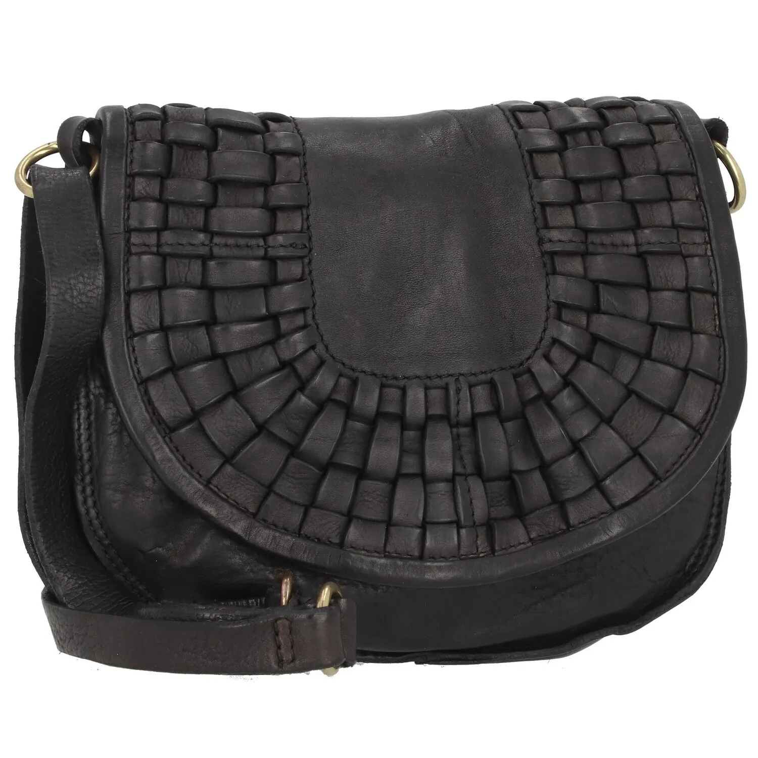 Campomaggi Borsa a tracolla in pelle 22 cm