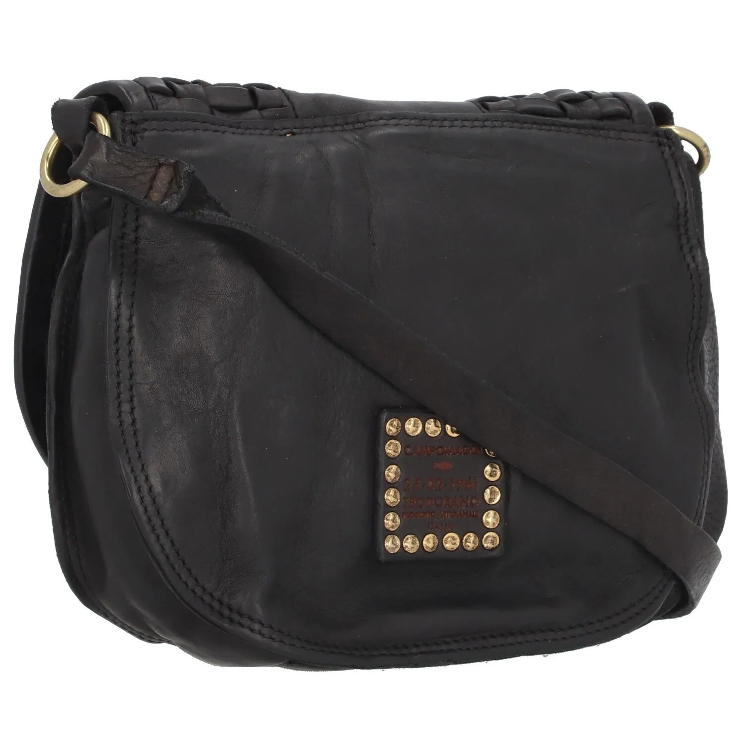 Campomaggi Borsa a tracolla in pelle 22 cm