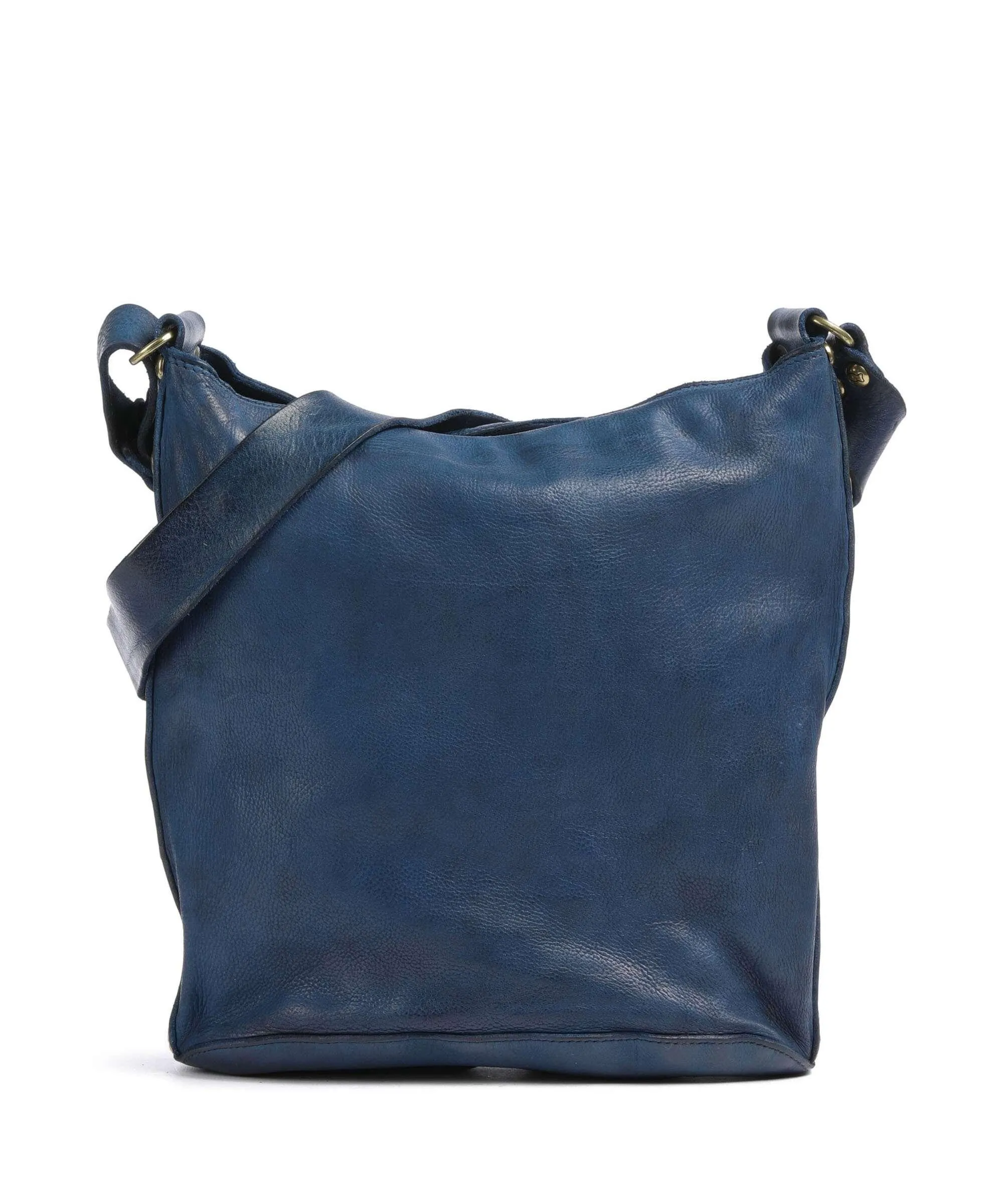  Campomaggi Borsa hobo pelle di vacchetta finemente grana petrol  