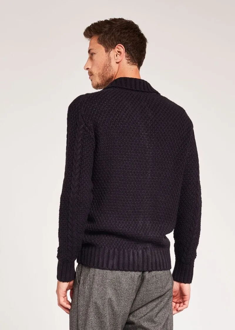 Cardigan a trecce