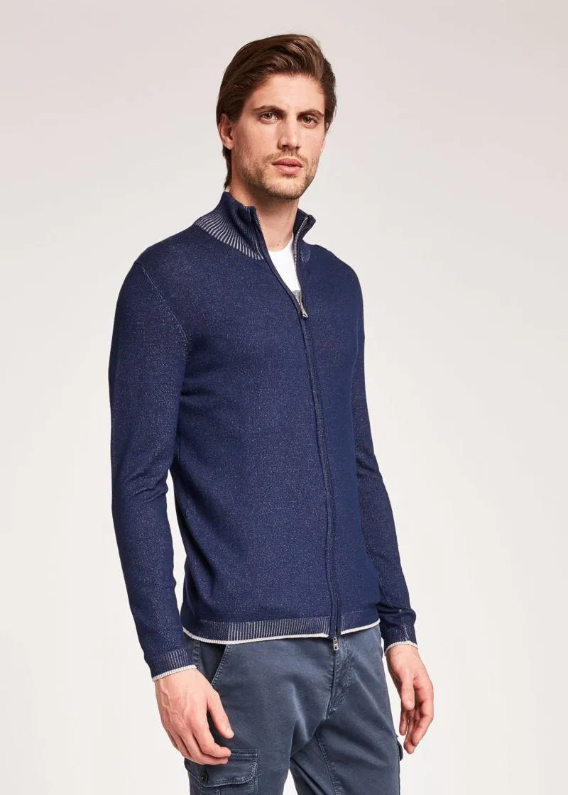 Cardigan in viscosa vanisé