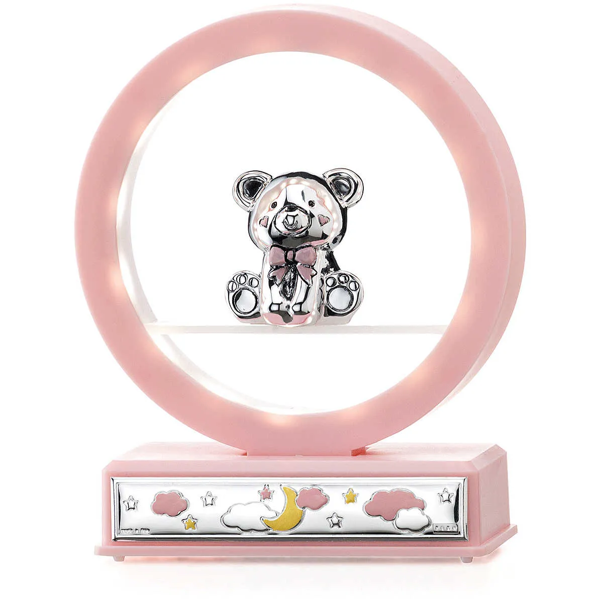 Carillon per bambini Selezione GioiaPura Rosa, Grigio/Argento