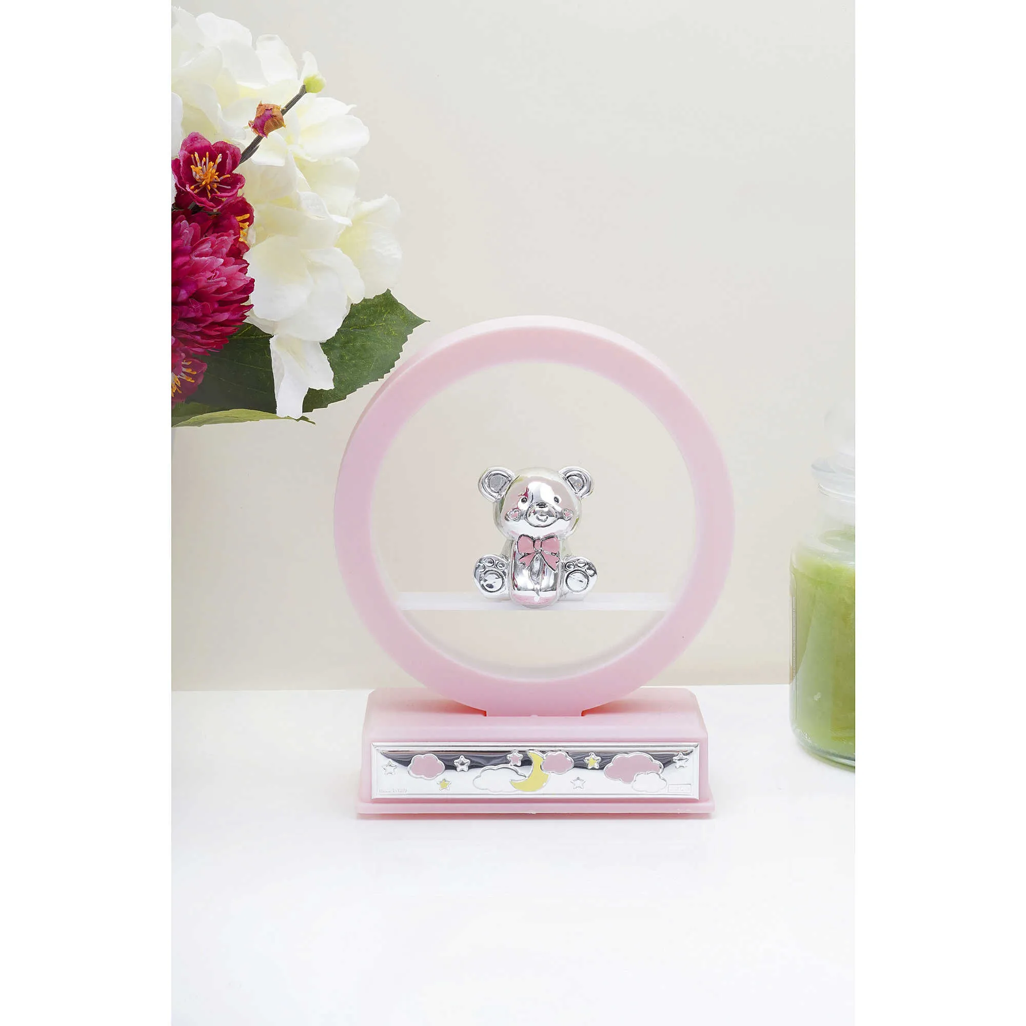 Carillon per bambini Selezione GioiaPura Rosa, Grigio/Argento