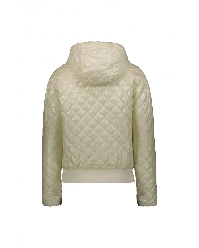CIESSE Piumino Donna Ophelia P-ES Giacca CappuccioTrapuntato Bianco Nuovo 119 CLOUD DANCER