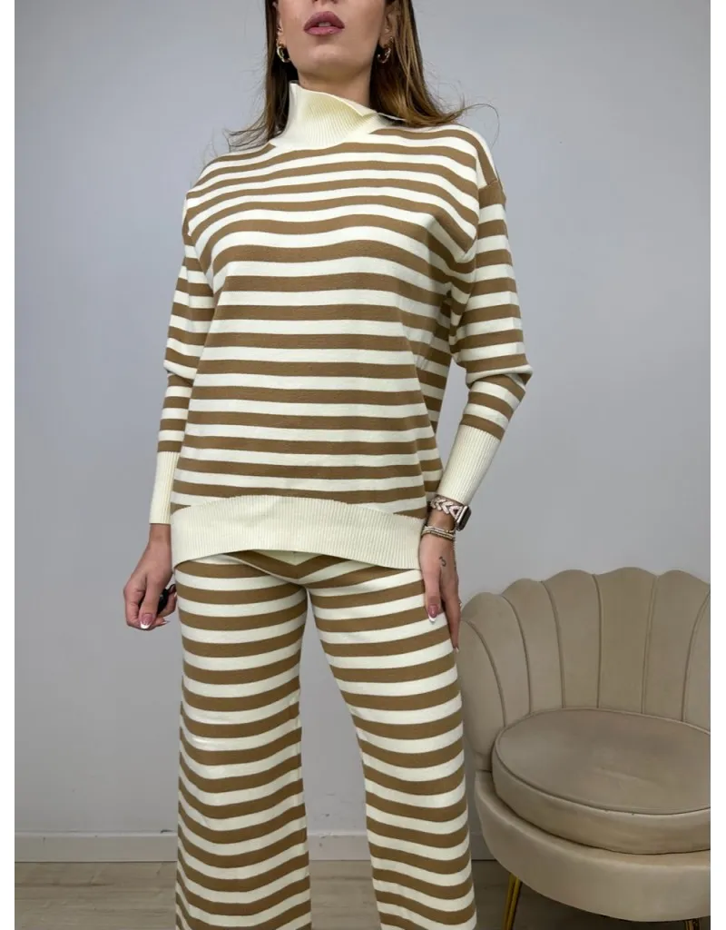 CO ORD SET SERENA BEIGE/CAMEL