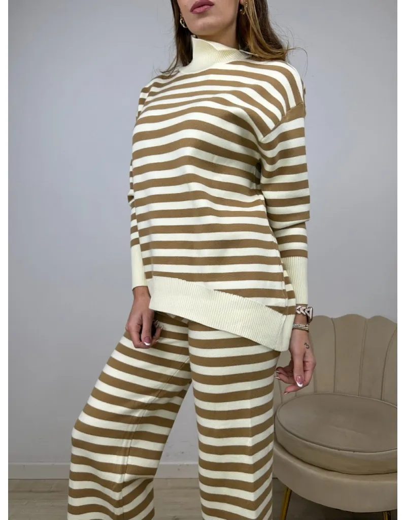 CO ORD SET SERENA BEIGE/CAMEL