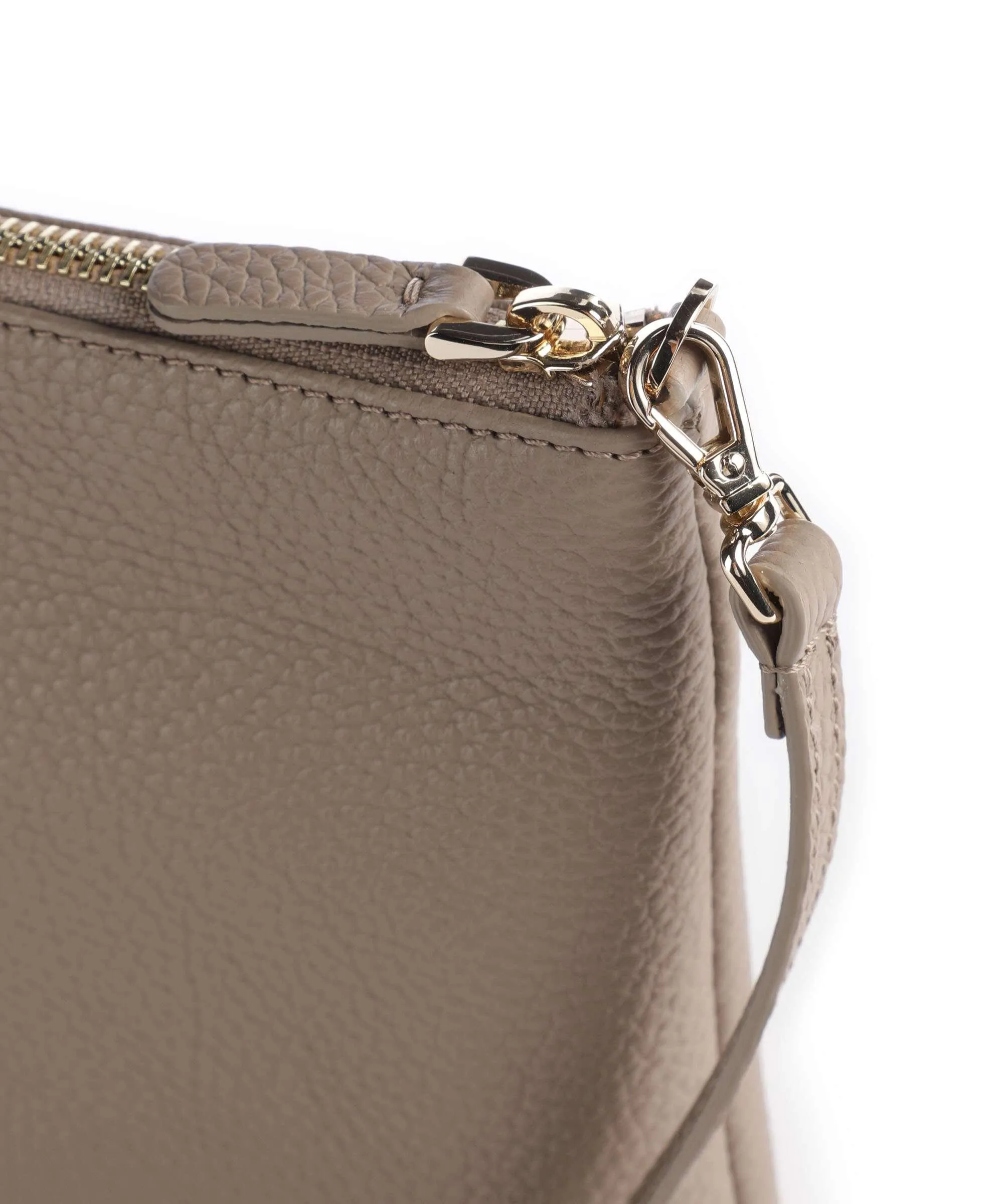  Coccinelle Best Borsa a tracolla pelle granulata taupe  