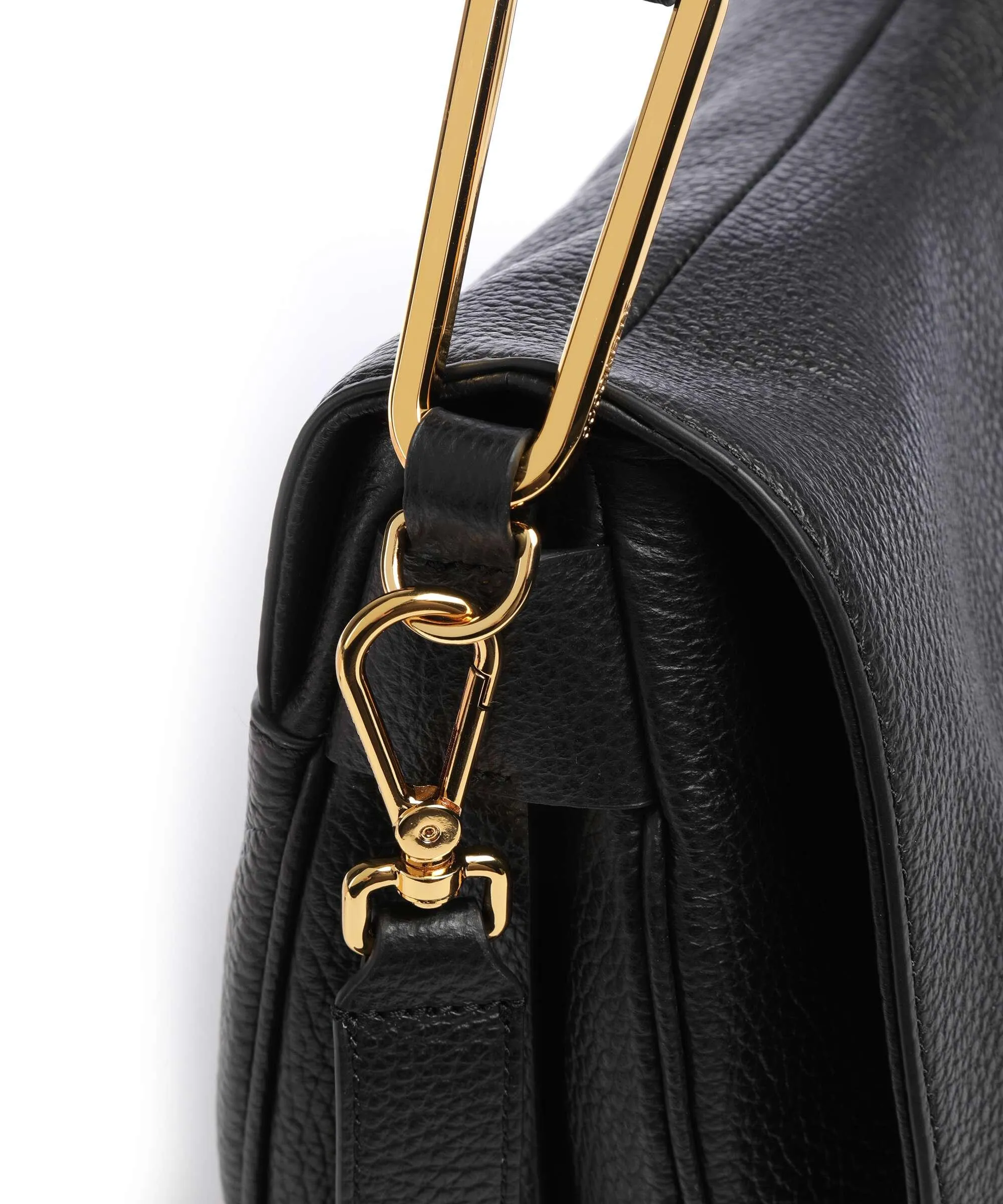  Coccinelle Magie Soft Borsa hobo pelle di vacchetta grana nero  