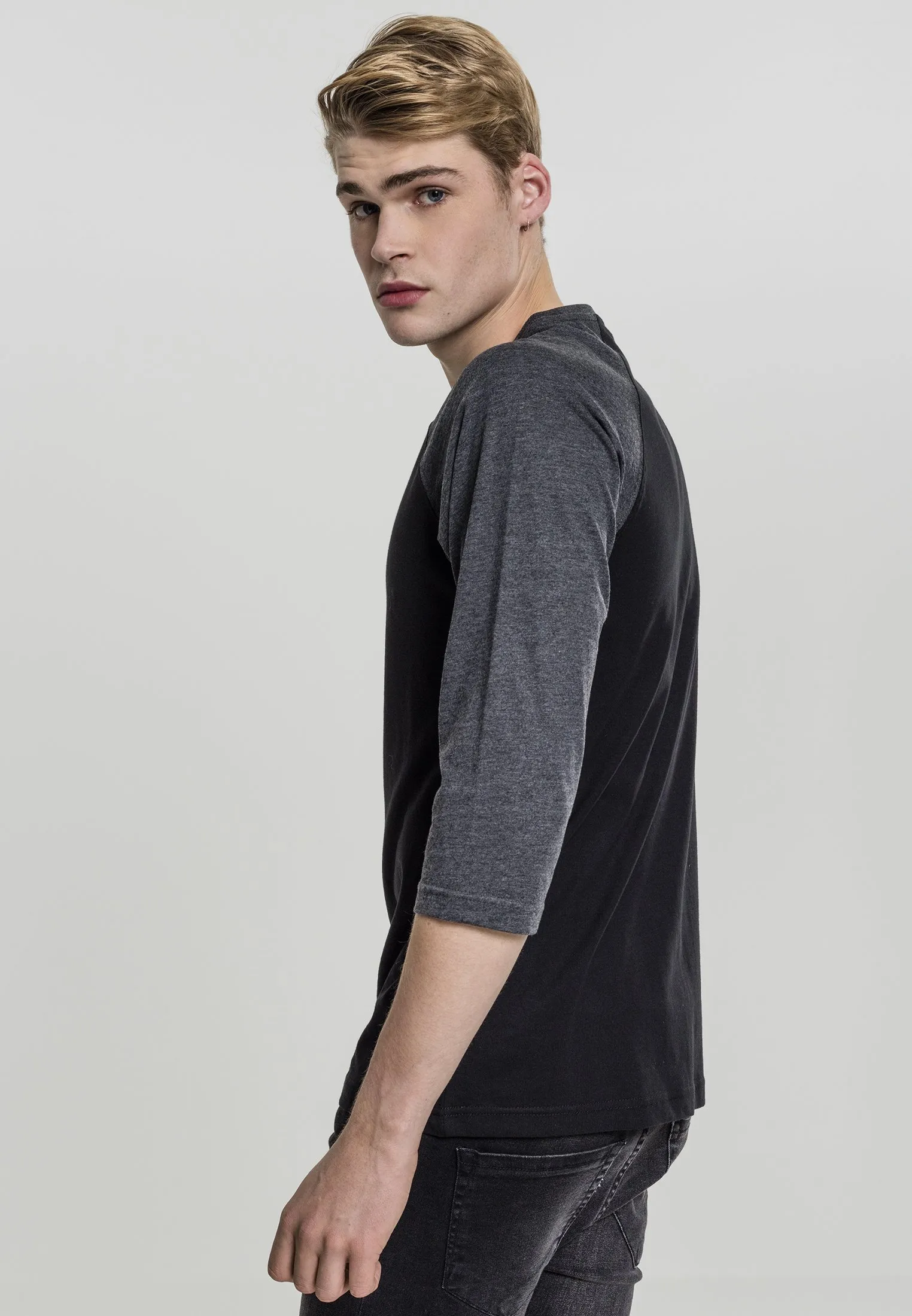 CONTRAST 3/4 SLEEVE RAGLAN - Maglietta a manica lunga