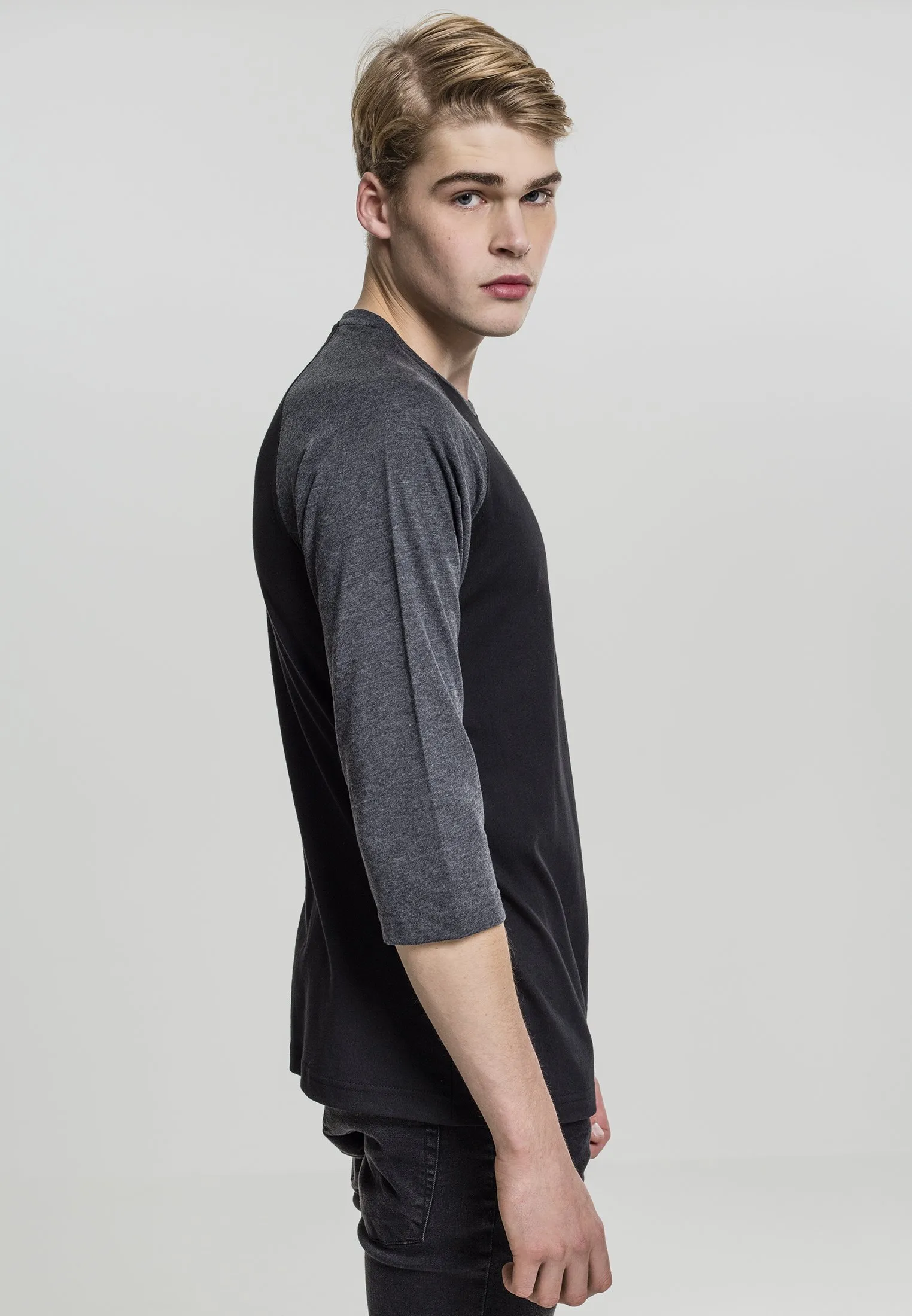 CONTRAST 3/4 SLEEVE RAGLAN - Maglietta a manica lunga