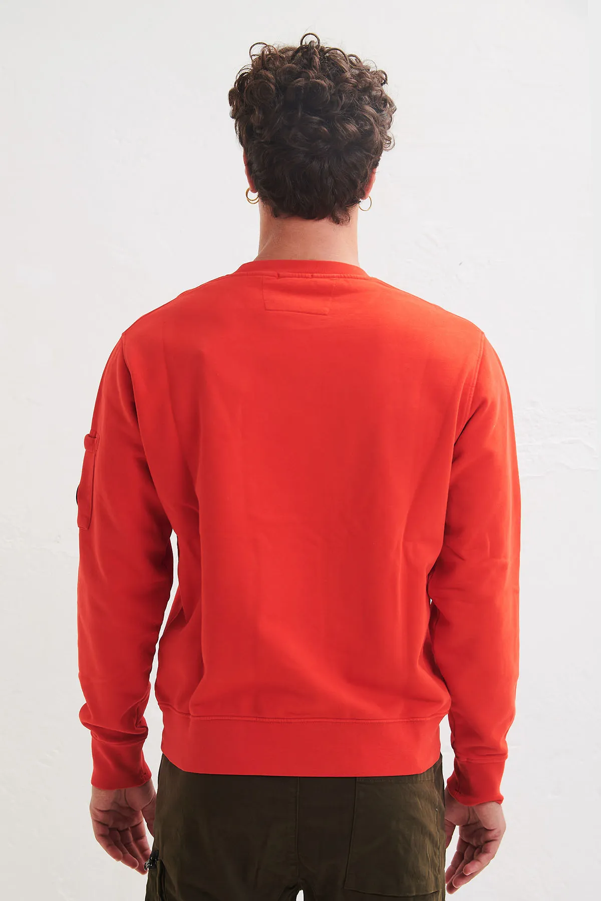 C.P. COMPANY Felpa girocollo arancio