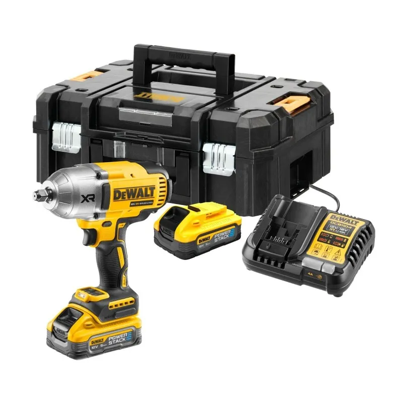 DEWALT DCF891H2T-QW Avvitatore impulsi 18V 2 batterie 5ah powerstack 1/2" 812 Nm