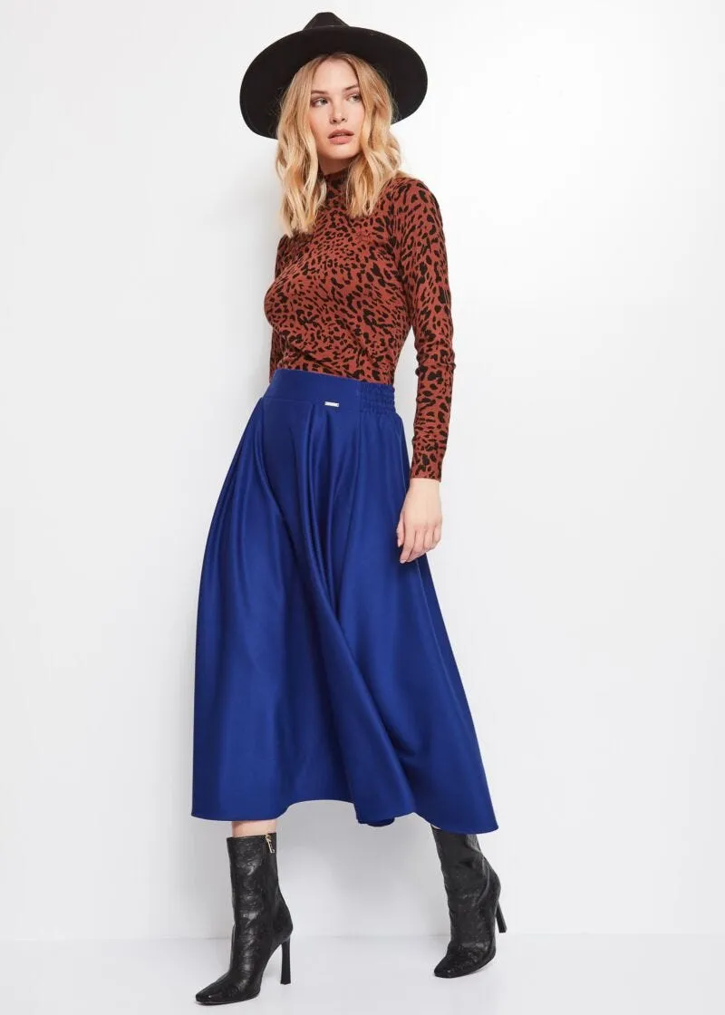 Dolcevita con stampa animalier