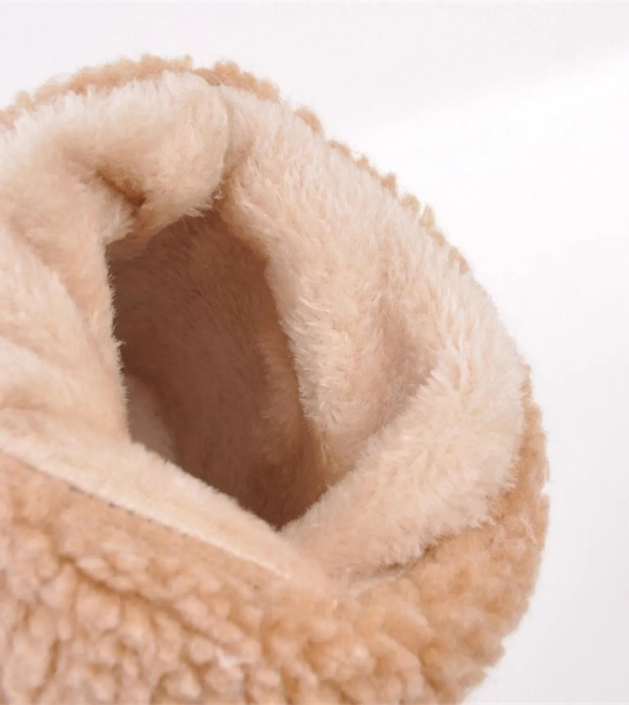 Donne Inverno Neve Stivali Caldi 5 cm Tacchi Alti Pelliccia di Pecora Stivali di Feltro Tacchi Bassi In Pile Neve Stivaletti All