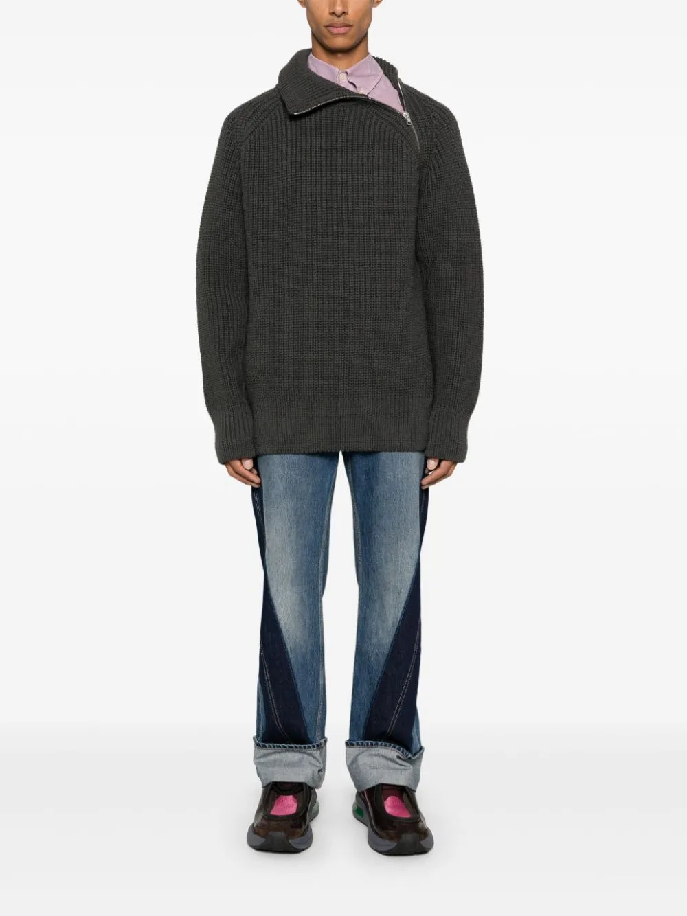 Dries Van Noten Monty 9706 M.K. Grey Jersey