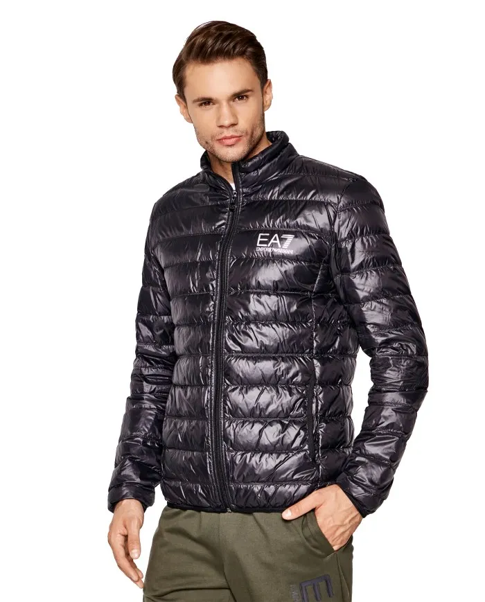 EA7 Armani Piumino Uomo 8NPB01 PN29Z A-ET Giacca Trapuntata Nero 1200 BLACK