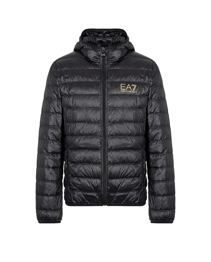 EA7 Armani Piumino Uomo 8NPB02 PN29Z A-ET Giacca con Cappuccio 0208 BLACK